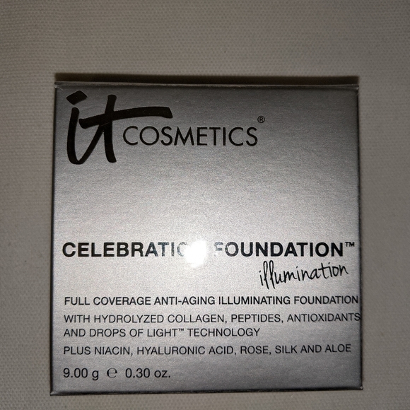 NEW  IT COSMETICS Celebration Foundation Illumination Tan Full Size - Picture 2 of 8
